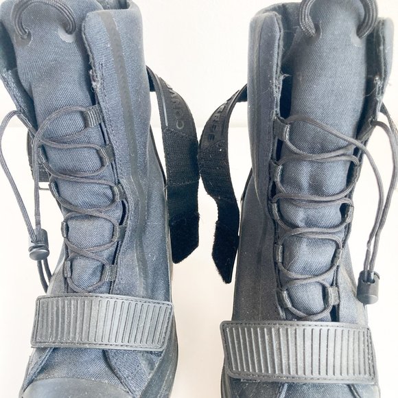 Converse Chuck Taylor All Star GR82 Extra-High Black Gum Women Platform Boot S 5 - Picture 11 of 14